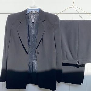 INC Black Polyester Suit (Jacket & Pants) Size 10